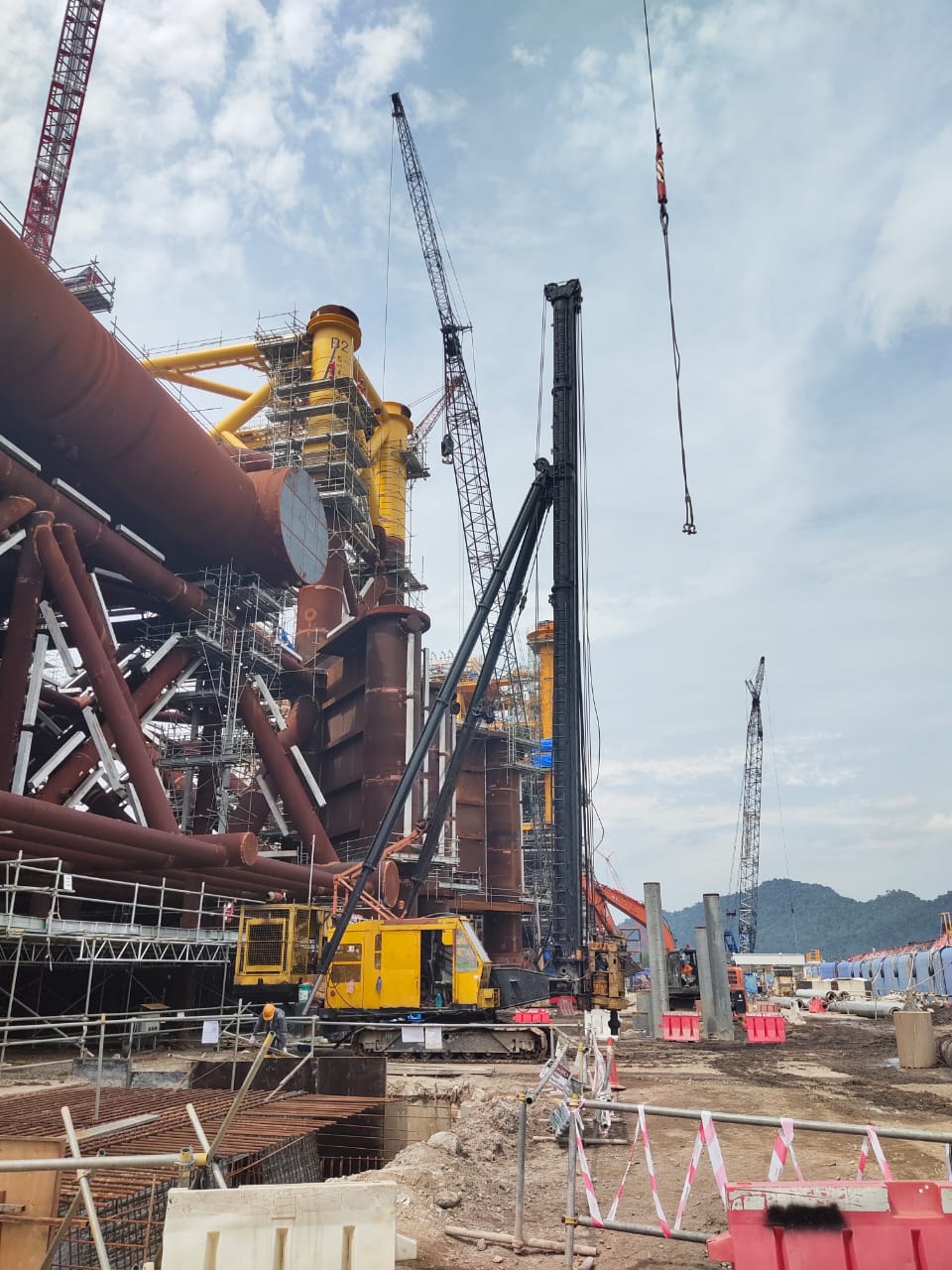 Pre-bored Works at Sapura Fabrication Yard cover image